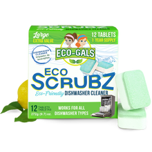 Load image into Gallery viewer, Eco Scrubz: Deep Dishwasher Cleaner (12 Count) Eco-Friendly