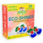 Eco-Gals Eco-Shines Dishwasher Detergent Pods With 3 in 1 Power of Liquid, Powder, and Gel for Brighter Cleaner Dishes