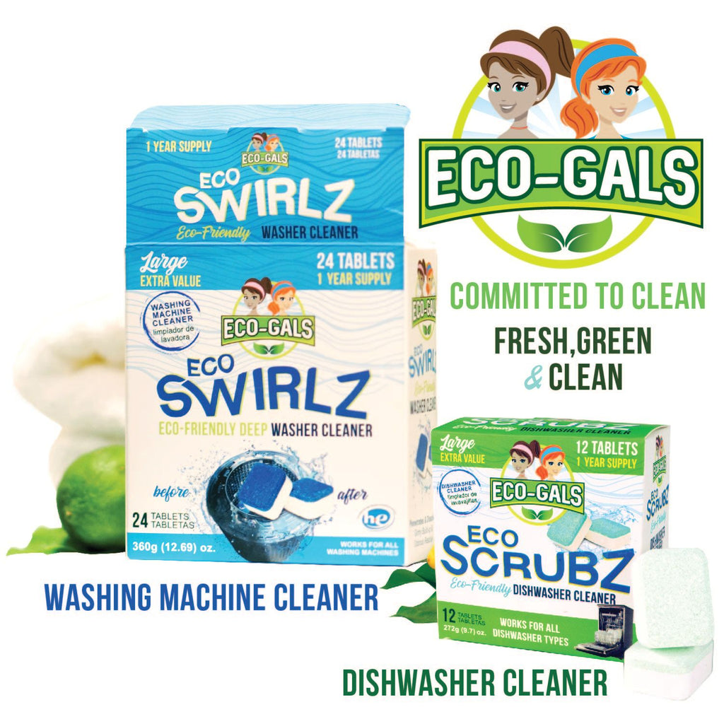 Eco Scrubz: Deep Dishwasher Cleaner (12 Count) Eco-Friendly
