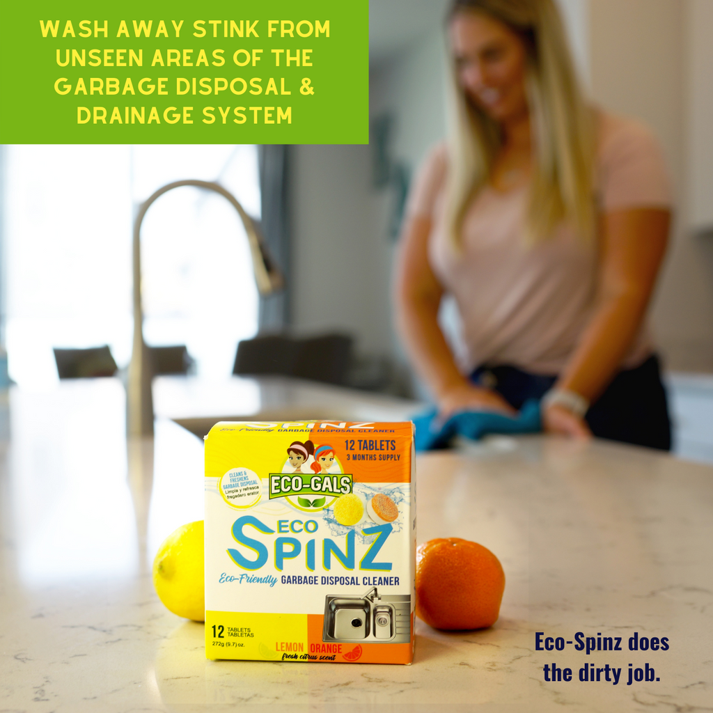 Eco-Gals Eco Spinz Garbage Disposal Cleaner (Orange 6 ct. & Lemon 6 ct.)