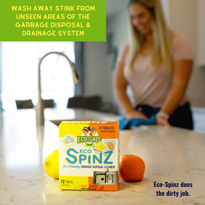 Eco-Gals Eco Spinz Garbage Disposal Cleaner (Orange 6 ct. & Lemon 6 ct.)