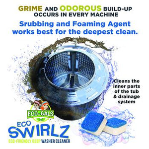 grime and odorous build-up occurs in every washing machine