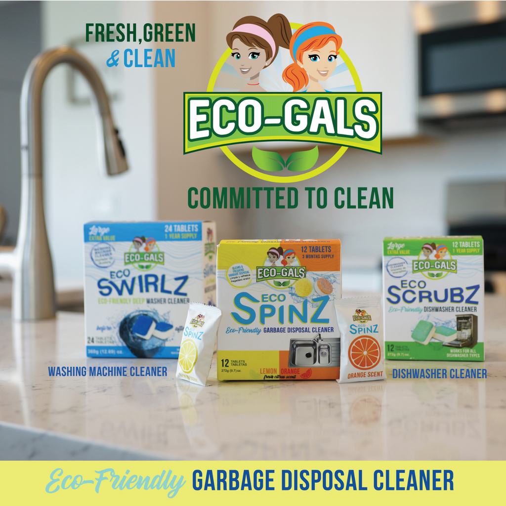 Eco-Gals Eco Spinz Garbage Disposal Cleaner (Orange 6 ct. & Lemon 6 ct.)